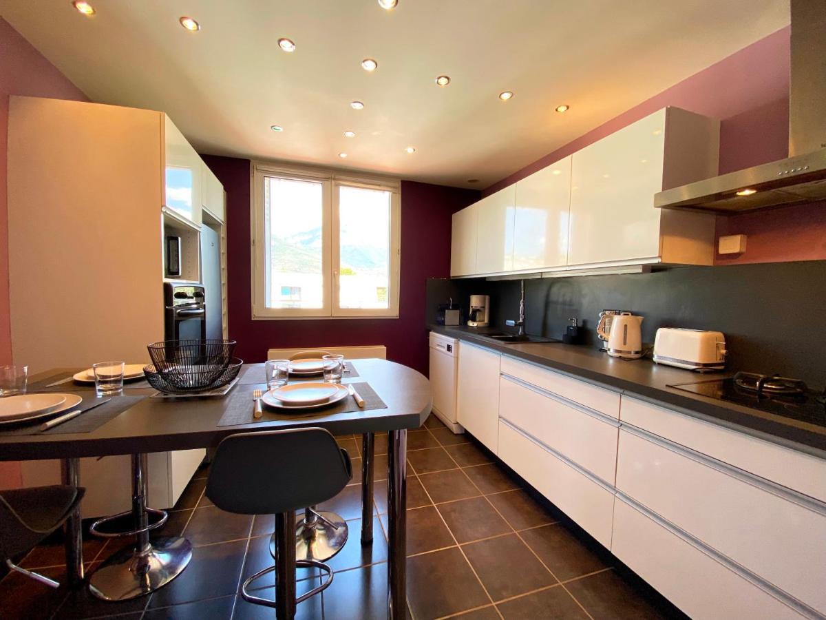 Appartement Cosy - Vue Sur Les Montagnes Chambéry Dış mekan fotoğraf